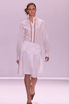 sheer white collared shirt