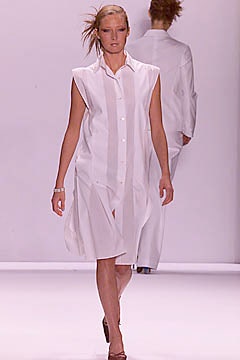 white sleeveless shirt-dress