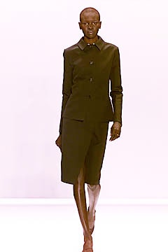 olive buttoned collared shirt