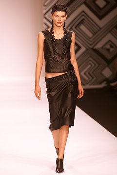 black satin fitted draped shiny midi skirt