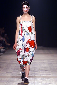 white printed spaghetti-strap midi-dress