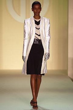 white satin open-front coat