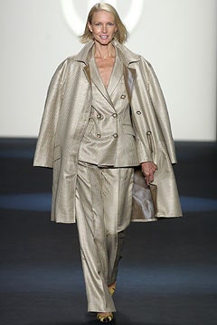 beige satin oversized coat