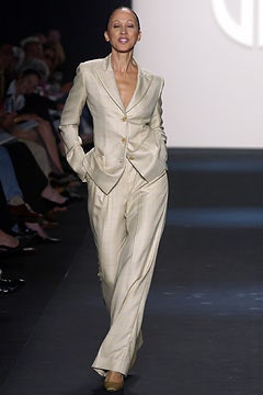 ivory satin tailored blazer