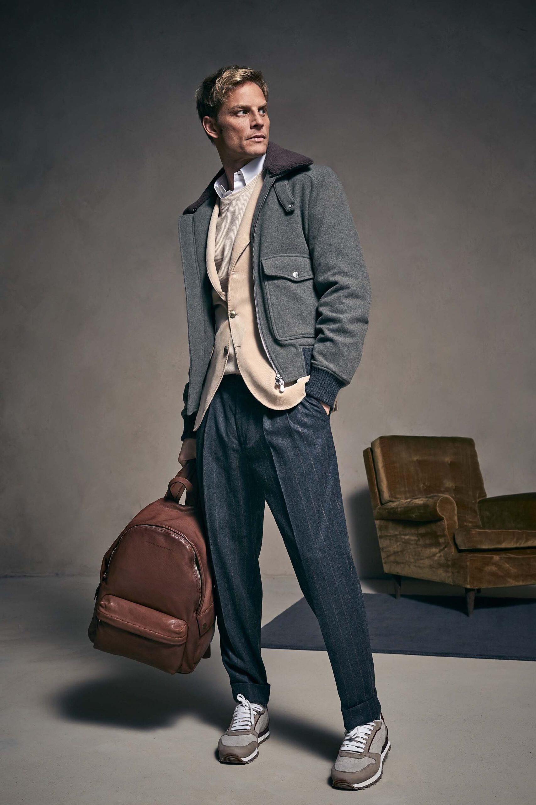 Brunello Cucinelli F/W 18 Menswear Look 136