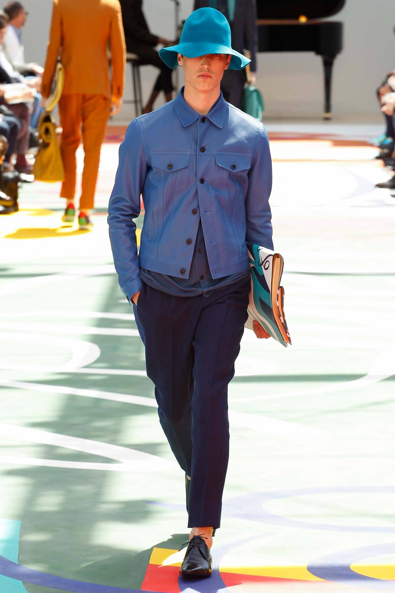 Burberry S/S 15 Menswear Look 157