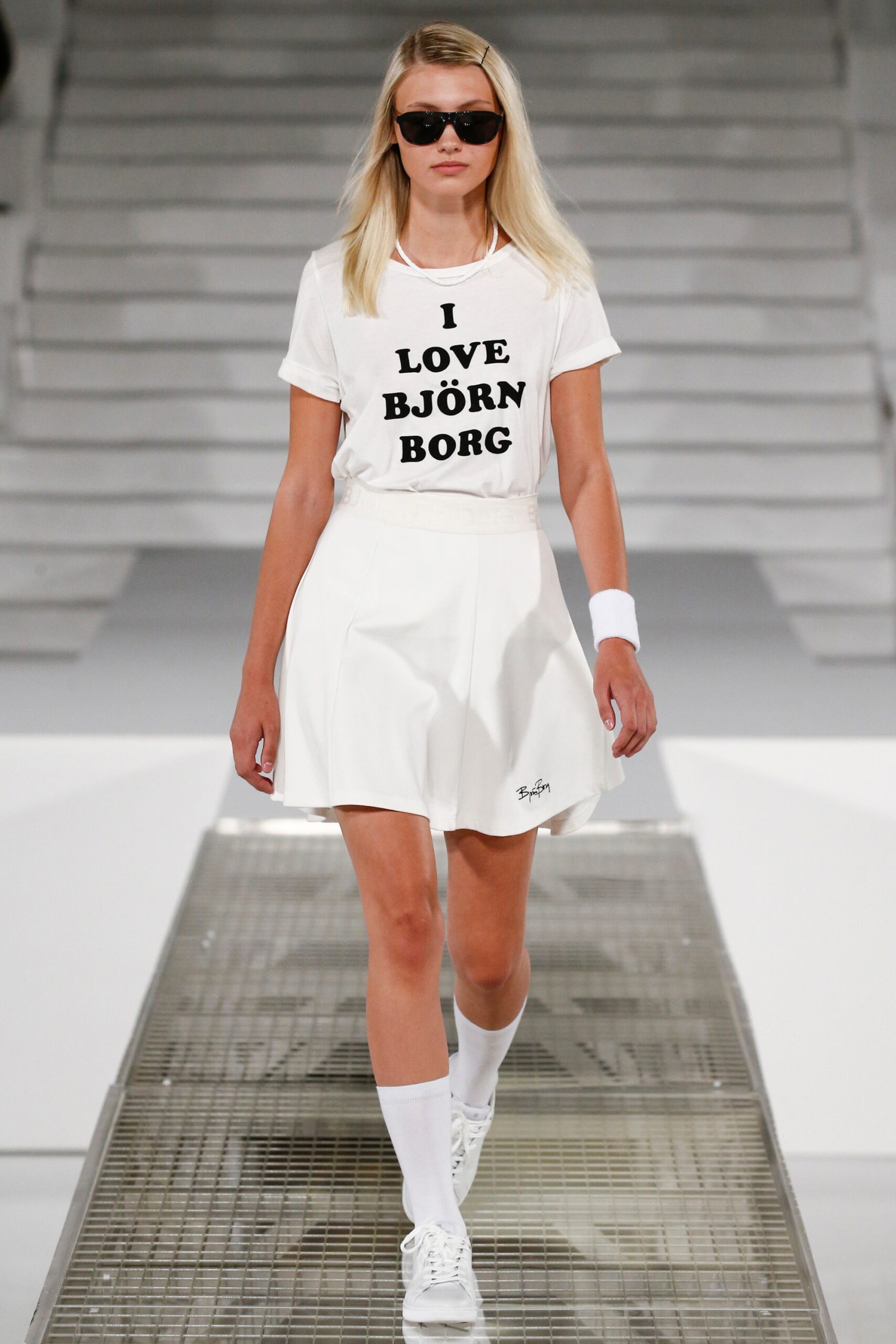white printed slogan t-shirt