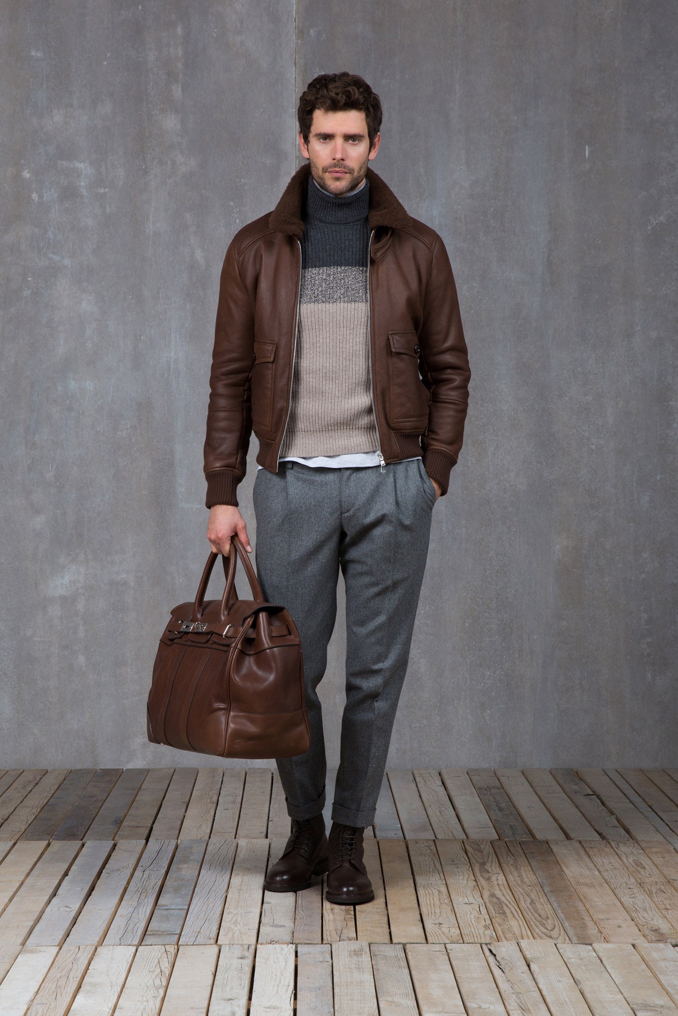 Brunello Cucinelli F/W 15 Menswear Look 102