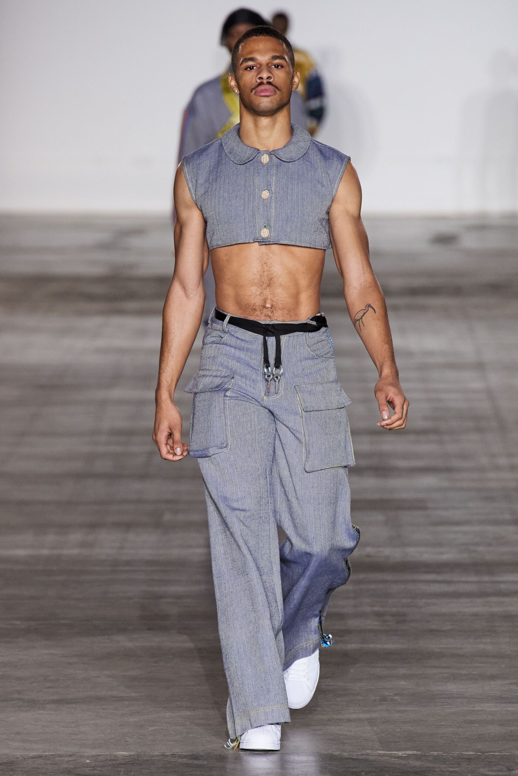 Bethany Williams F/W 20 Menswear Look 214