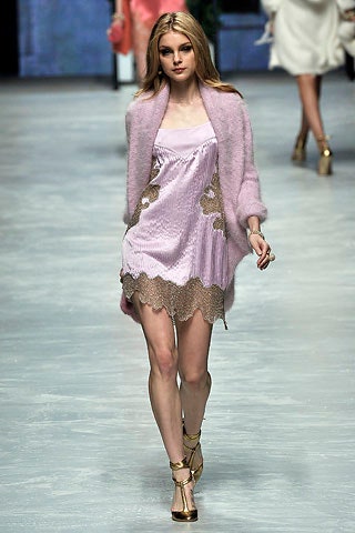 pink satin spaghetti-strap scoop-neck embroidered scalloped shiny mini-dress