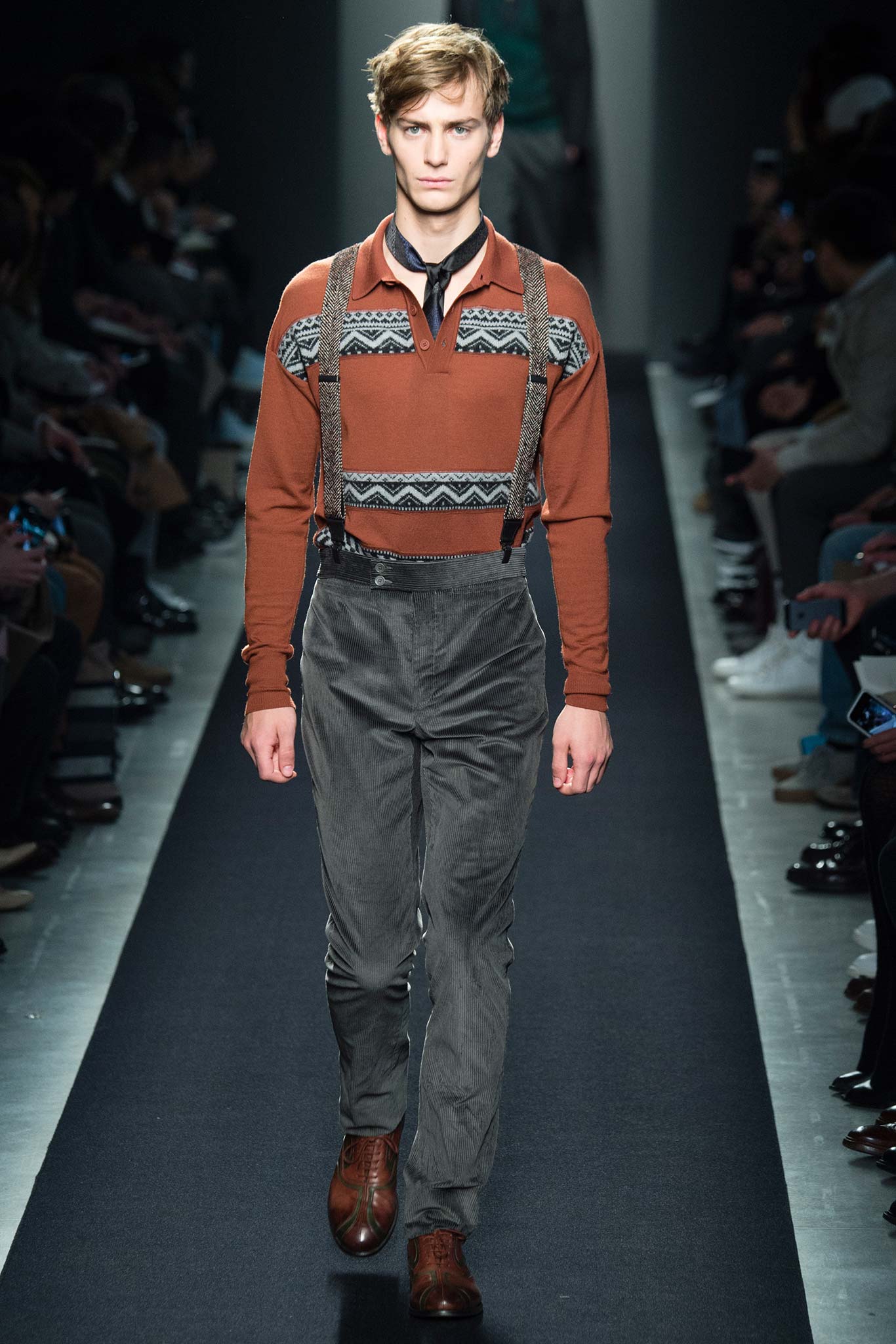 Bottega Veneta F/W 15 Menswear Look 201