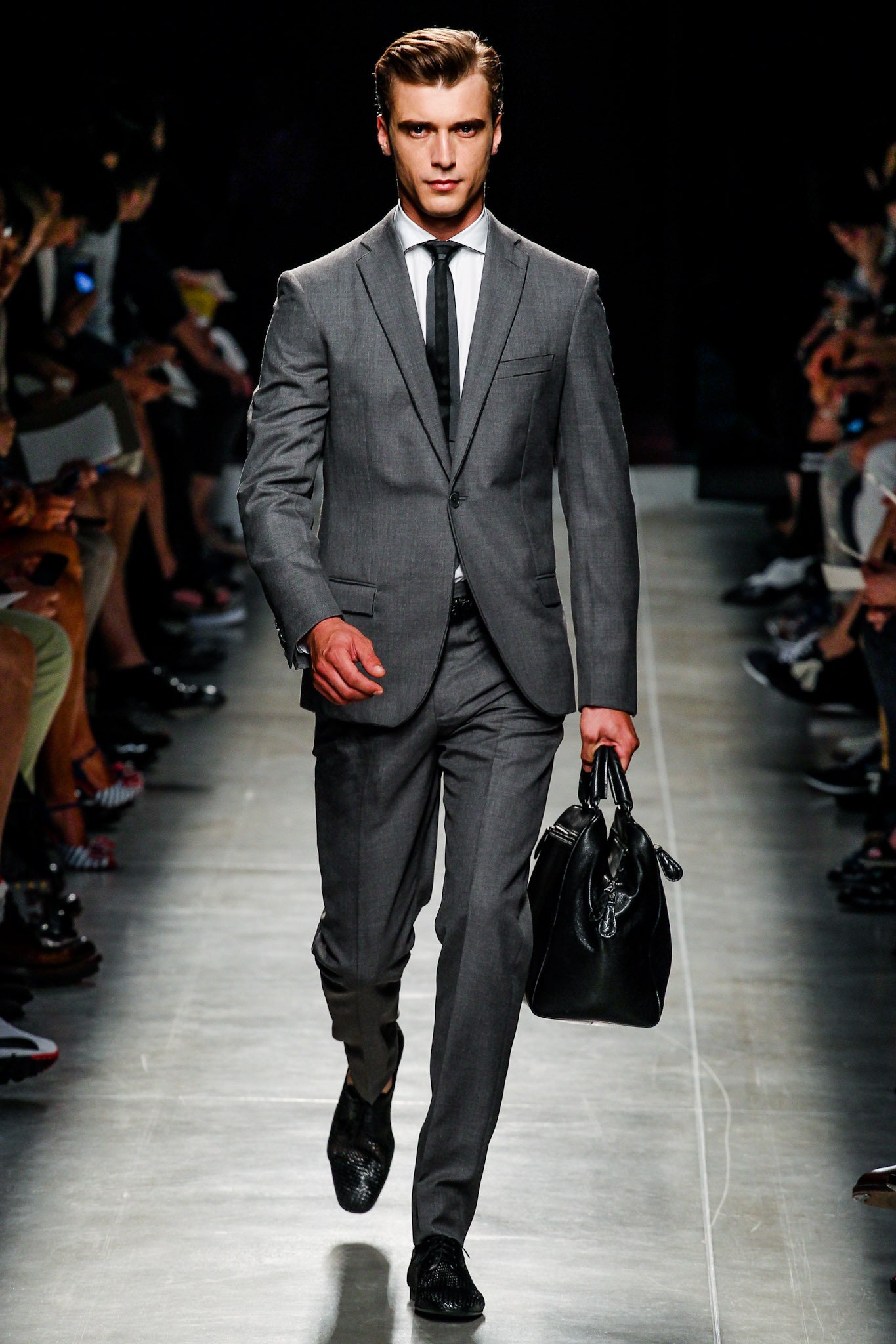 Bottega Veneta S/S 14 Menswear Look 1