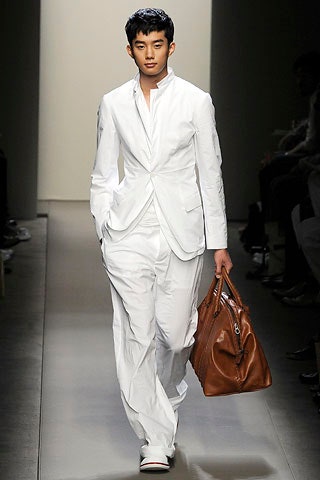 brown leather bag