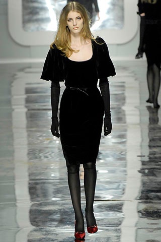 black mesh sheer gloves