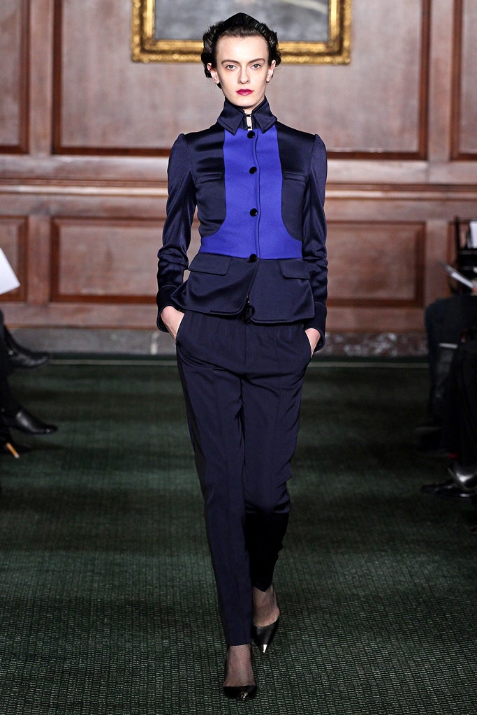 blue and black satin jacket