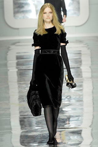 black mesh sheer gloves