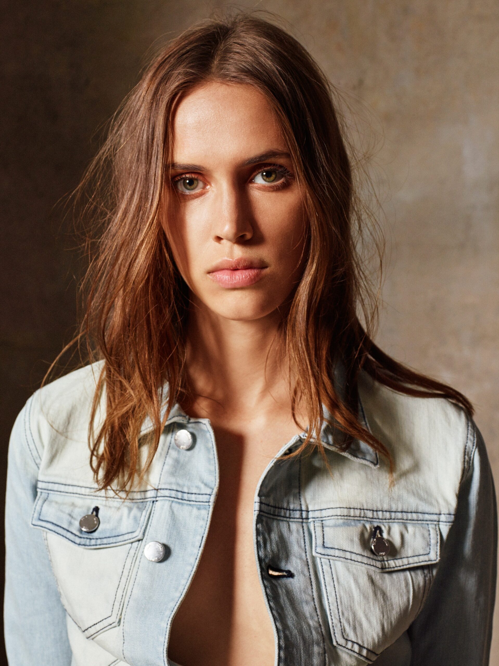 light blue denim jacket
