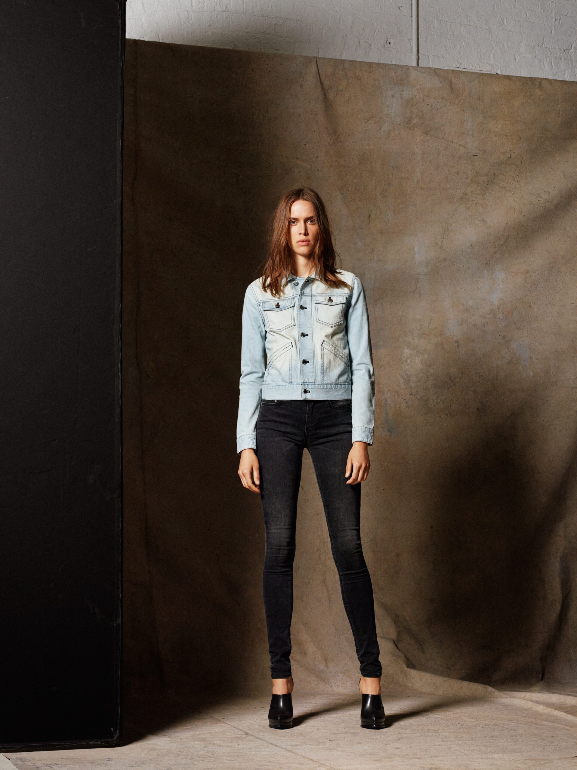 light blue denim jacket