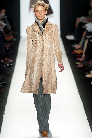 beige animal-print tailored coat