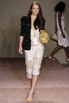 gold metallic shiny bag