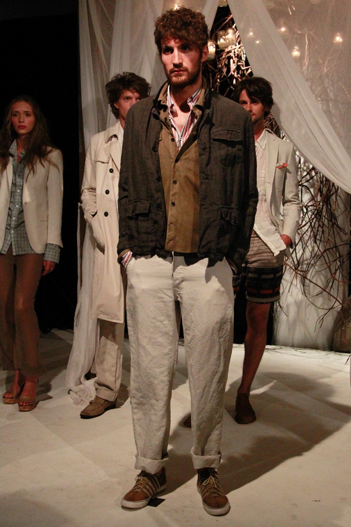 brown utility jacket with pockets