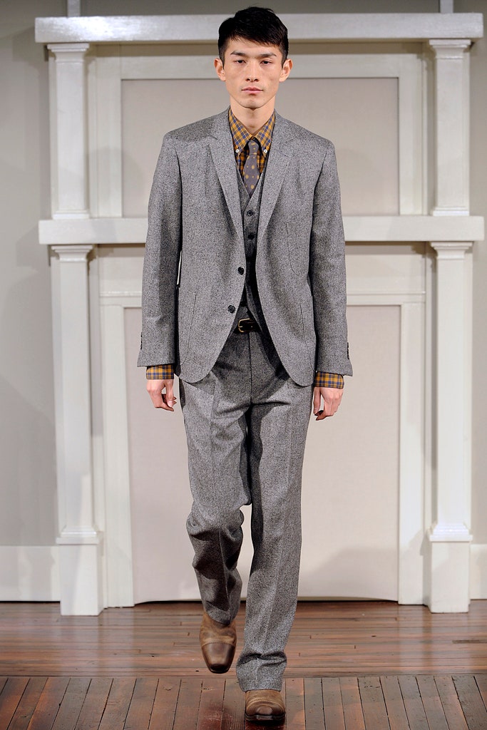 gray silk printed tie