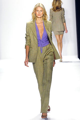 green tweed tailored blazer