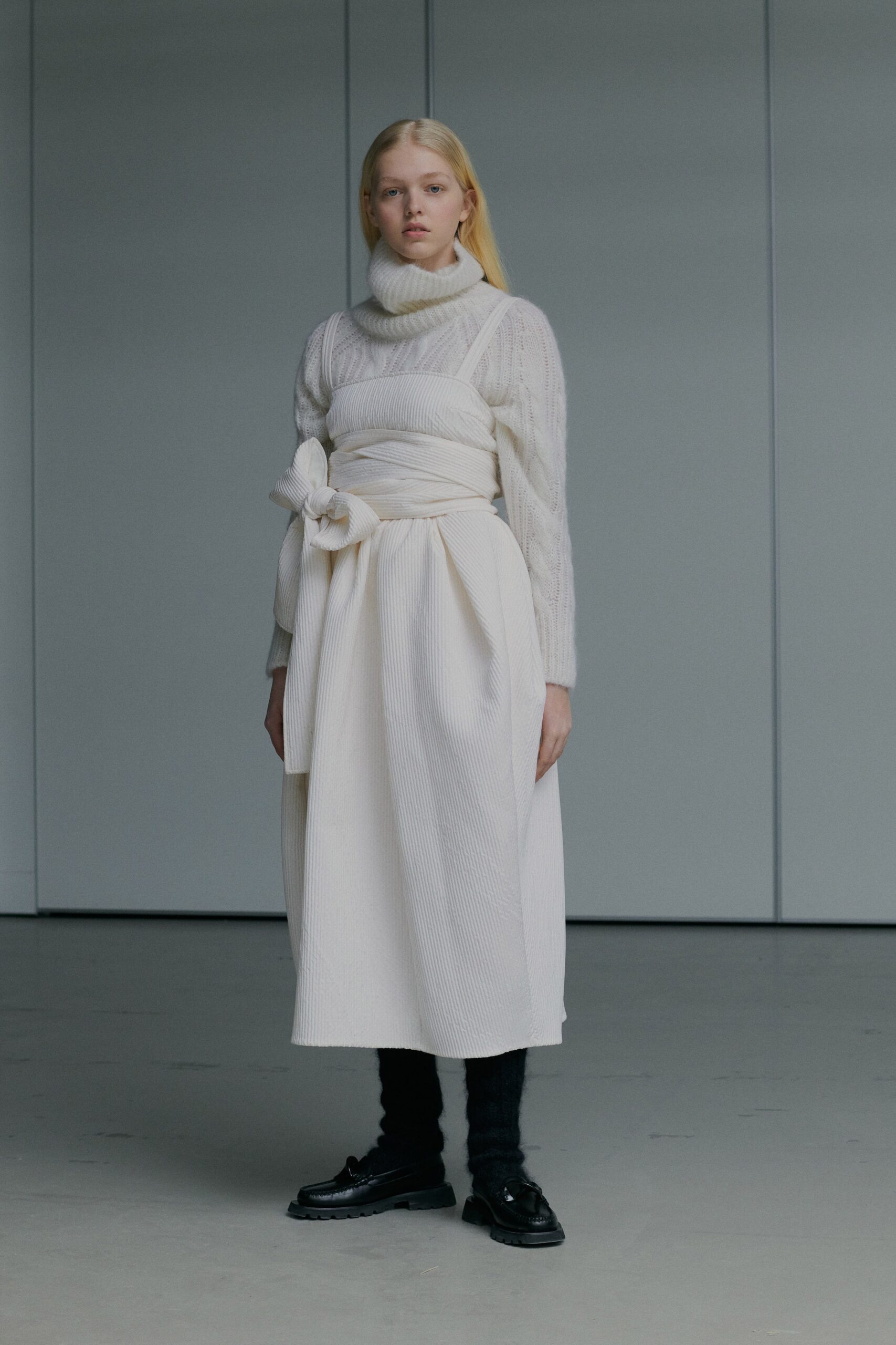 ivory unknown knotted belt