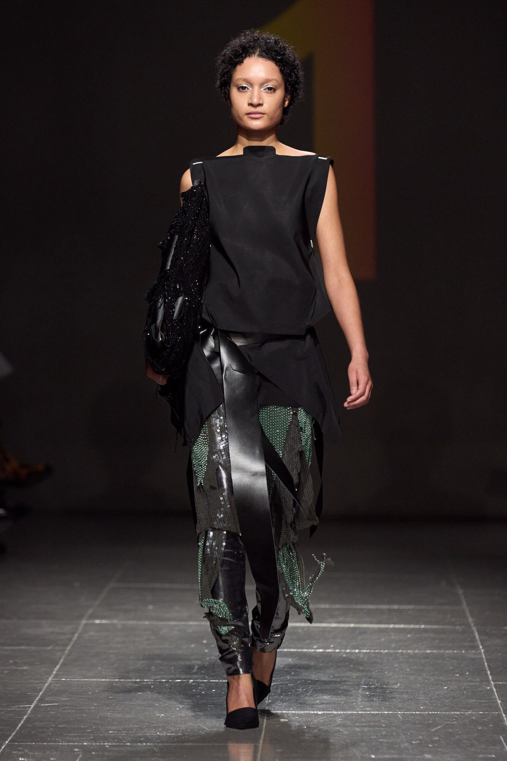 architectural black panel top