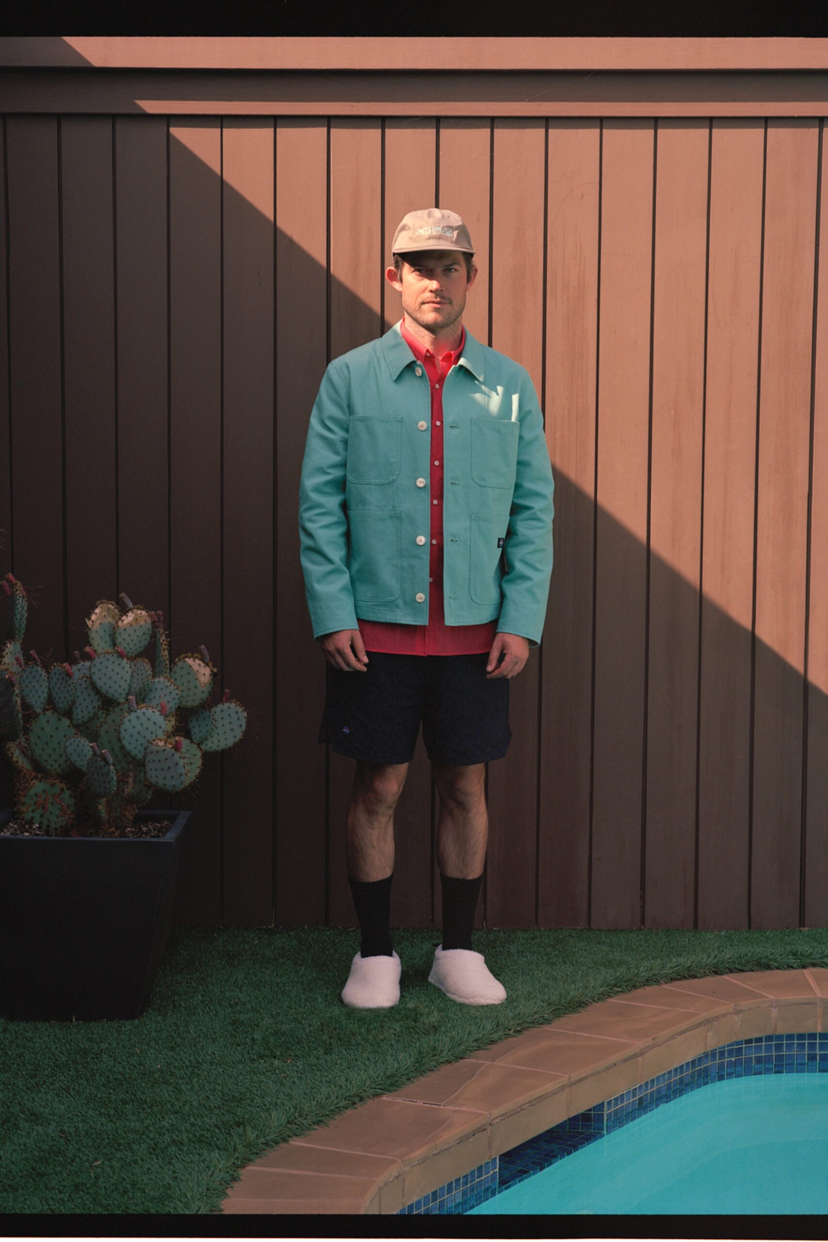 teal chore jacket