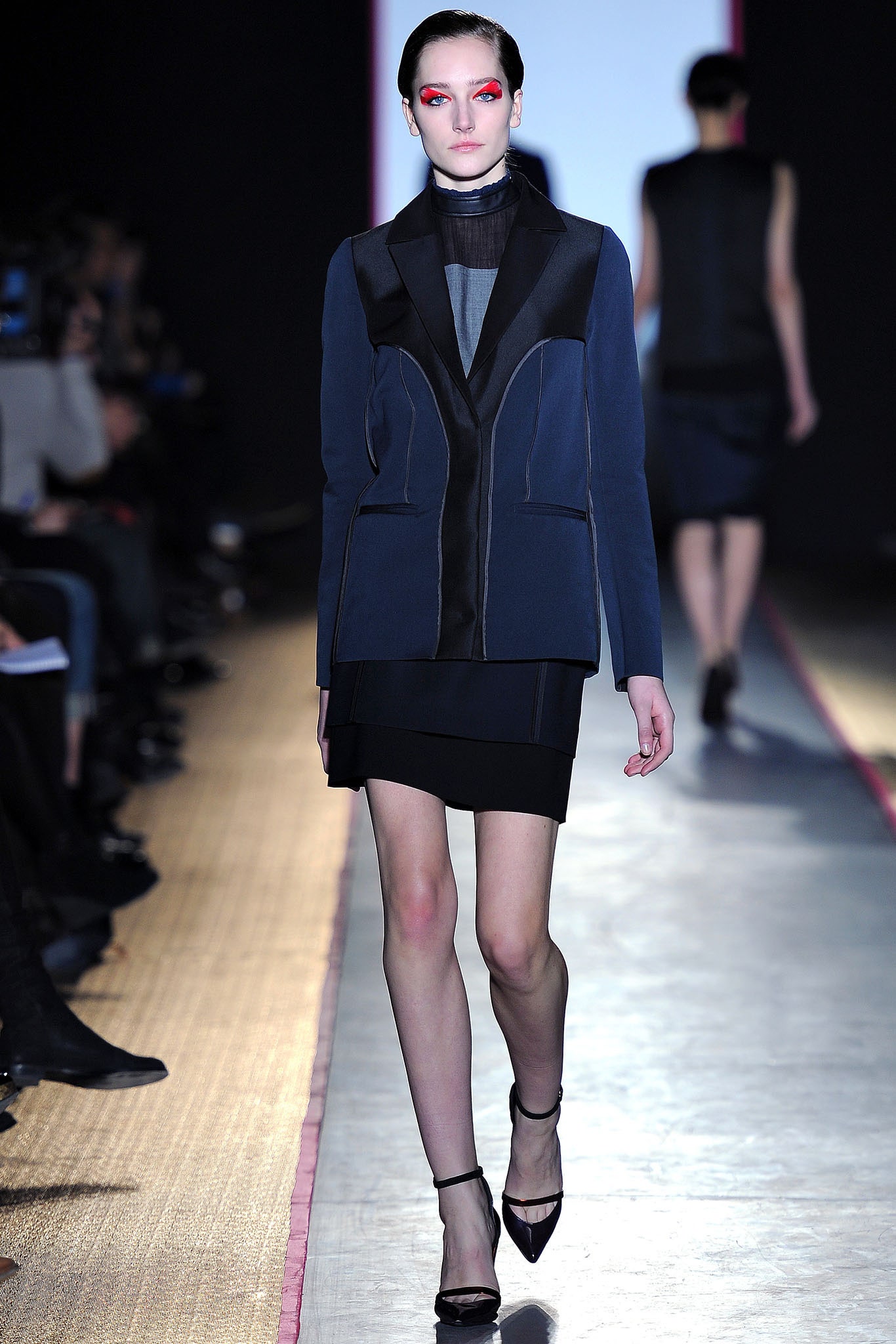 color-block tailored jacket