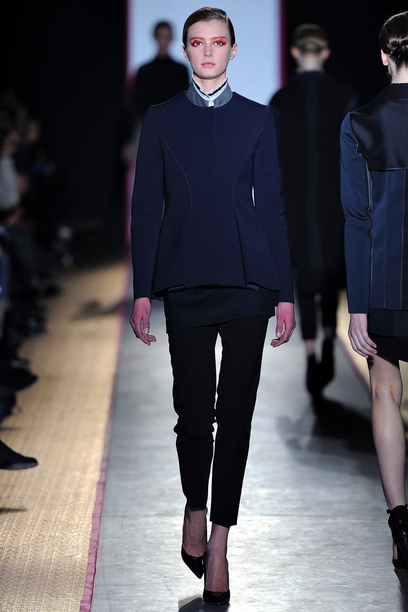 structured peplum jacket