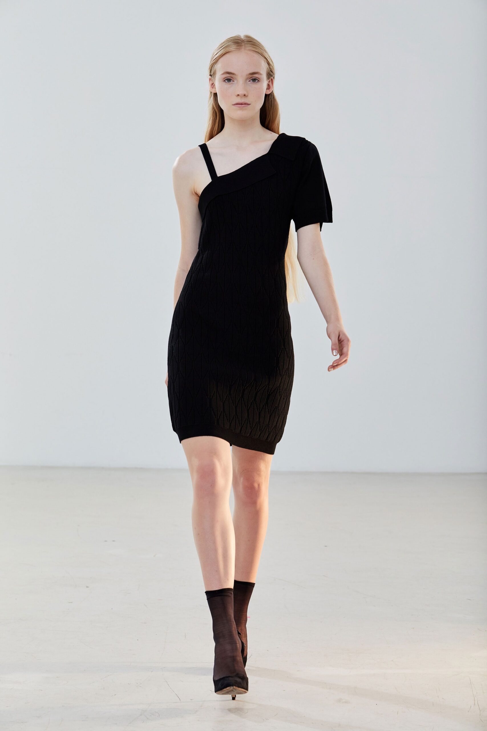 black mesh ankle sheer socks