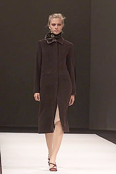 brown velvet high-neck coat