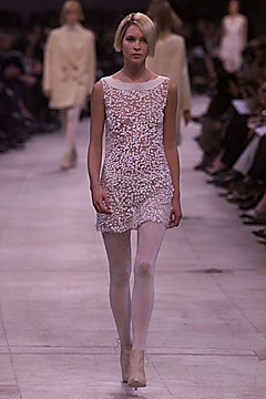 ivory sequined mini dress
