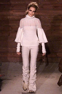 ivory openwork turtleneck sweater