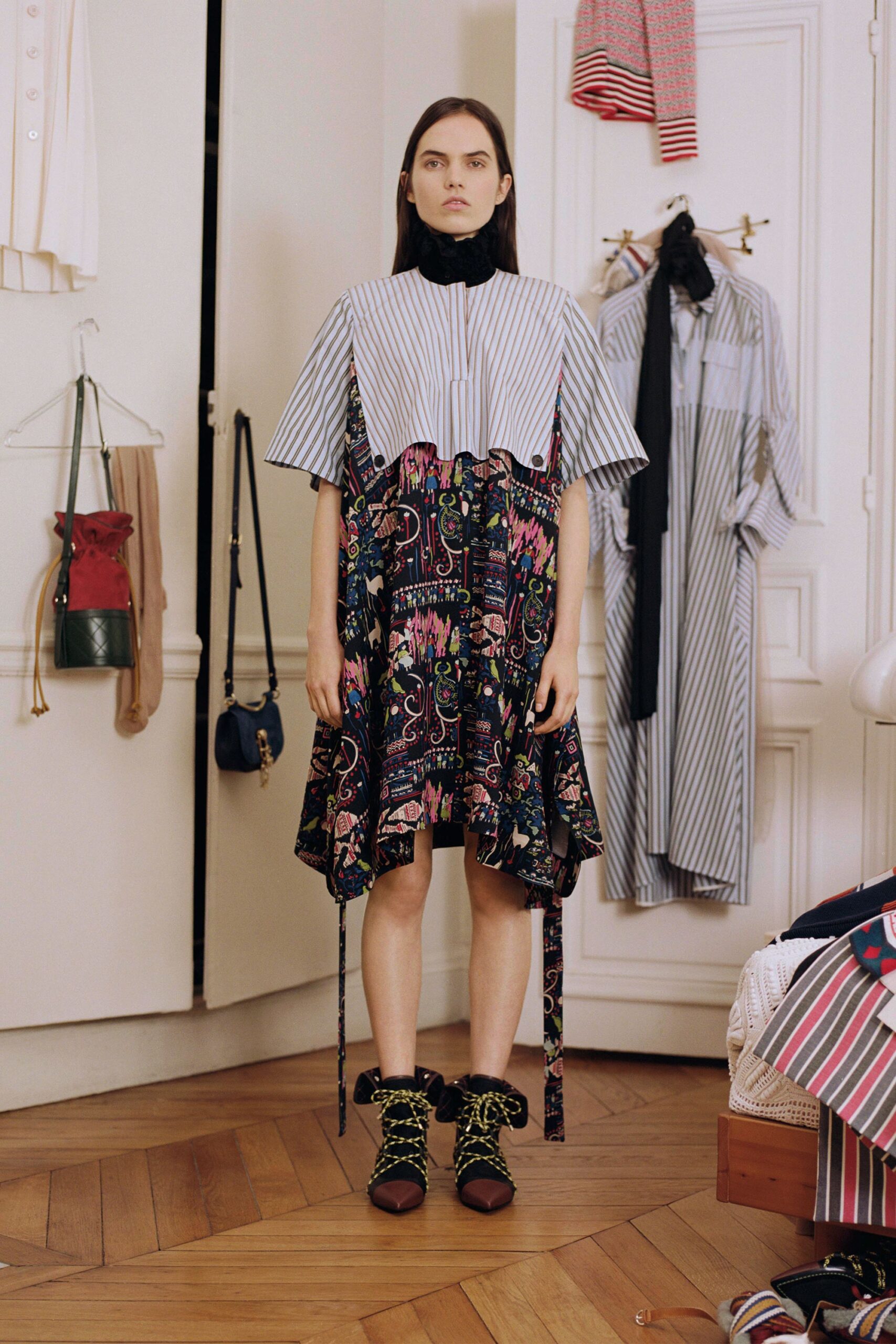 Carven F/W 18 Look 139