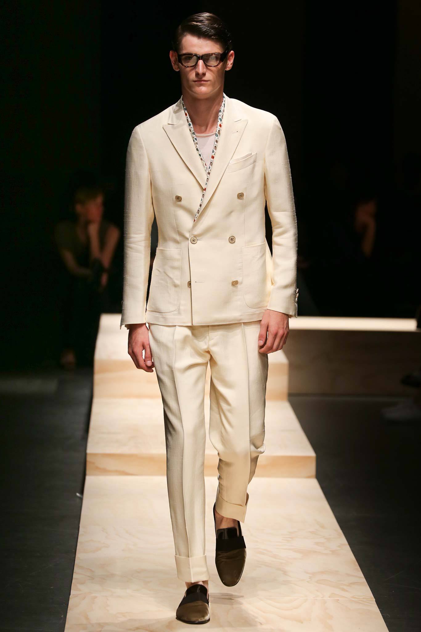 Canali S/S 15 Menswear Look 205