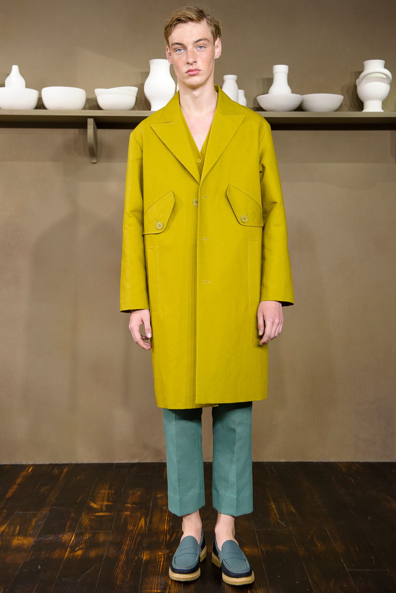 Carven S/S 14 Menswear Look 1