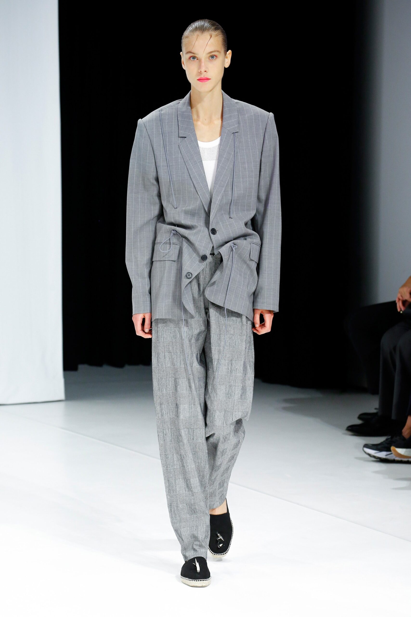 oversized pinstripe blazer