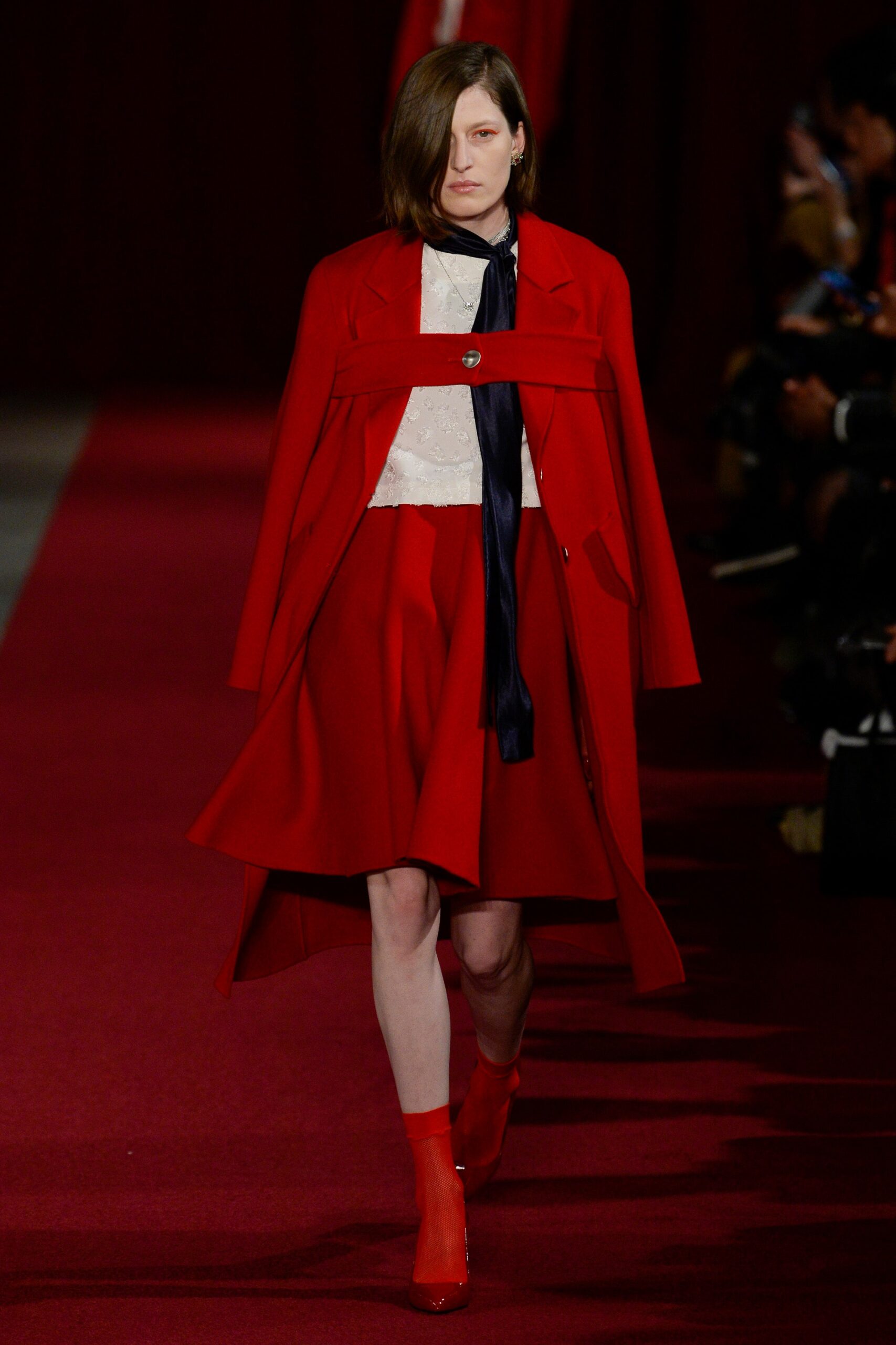 red cape coat