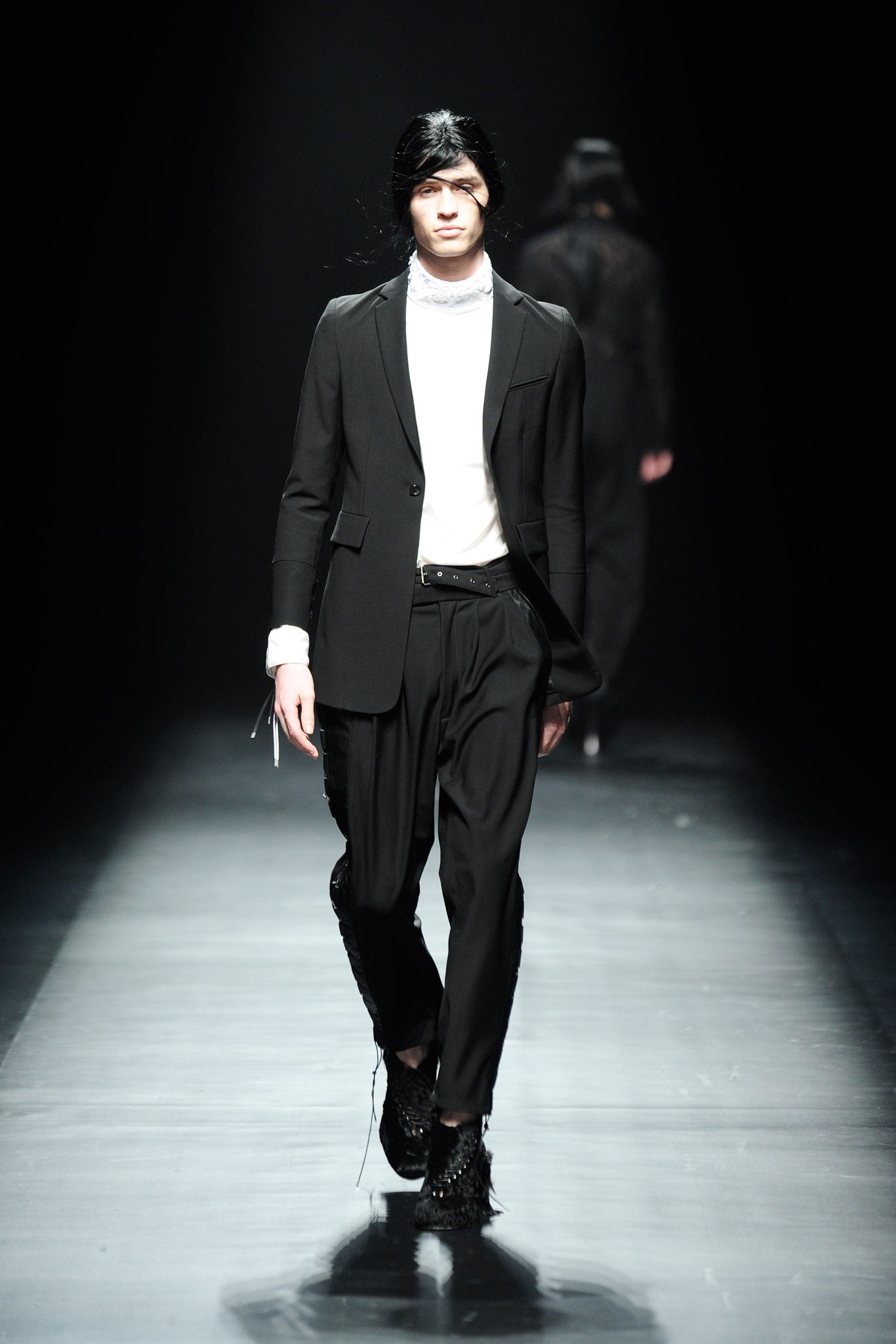 black tailored blazer