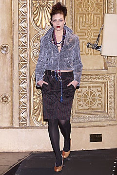 Cynthia Rowley F/W 01 Look 43