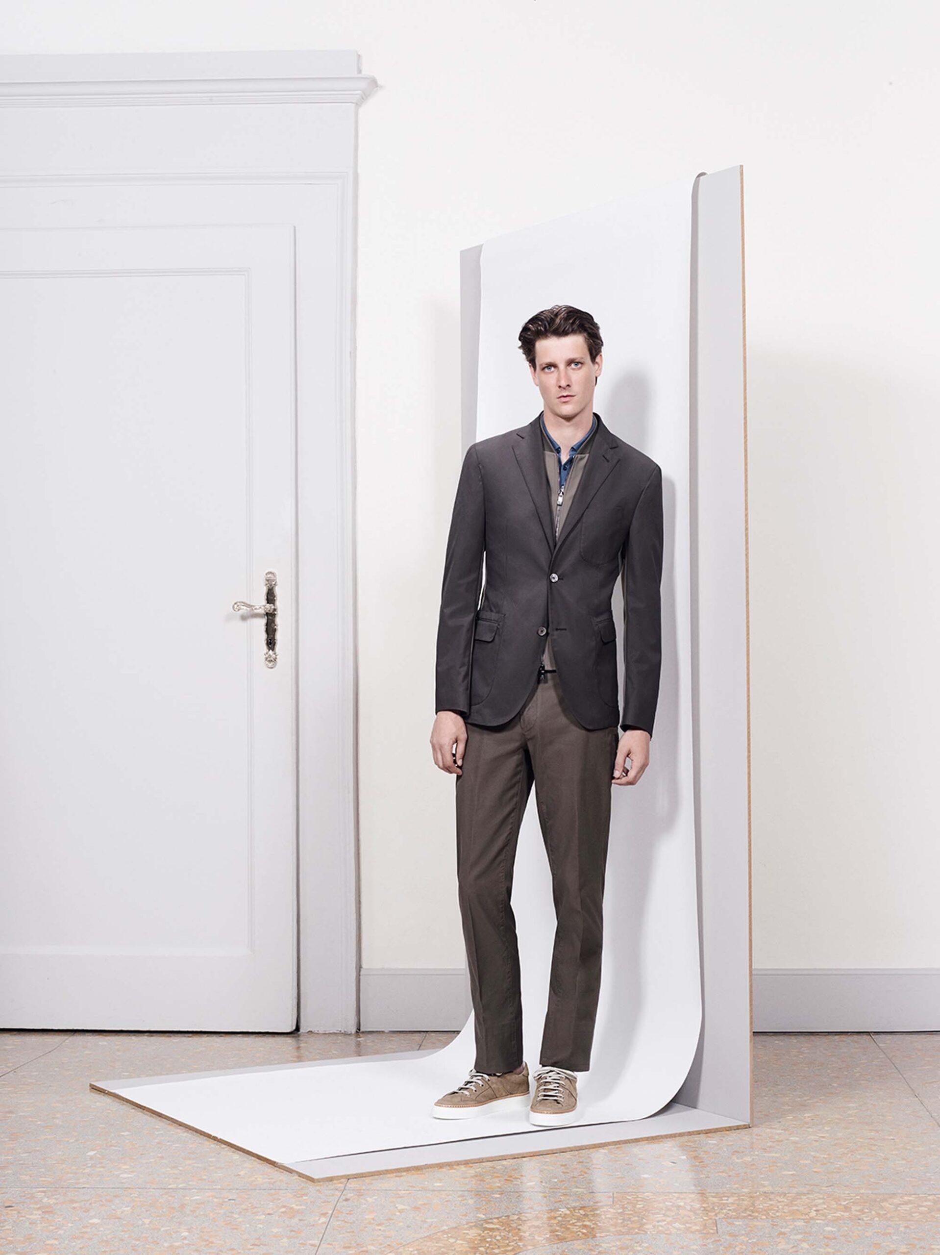 Corneliani S/S 18 Menswear Look 152