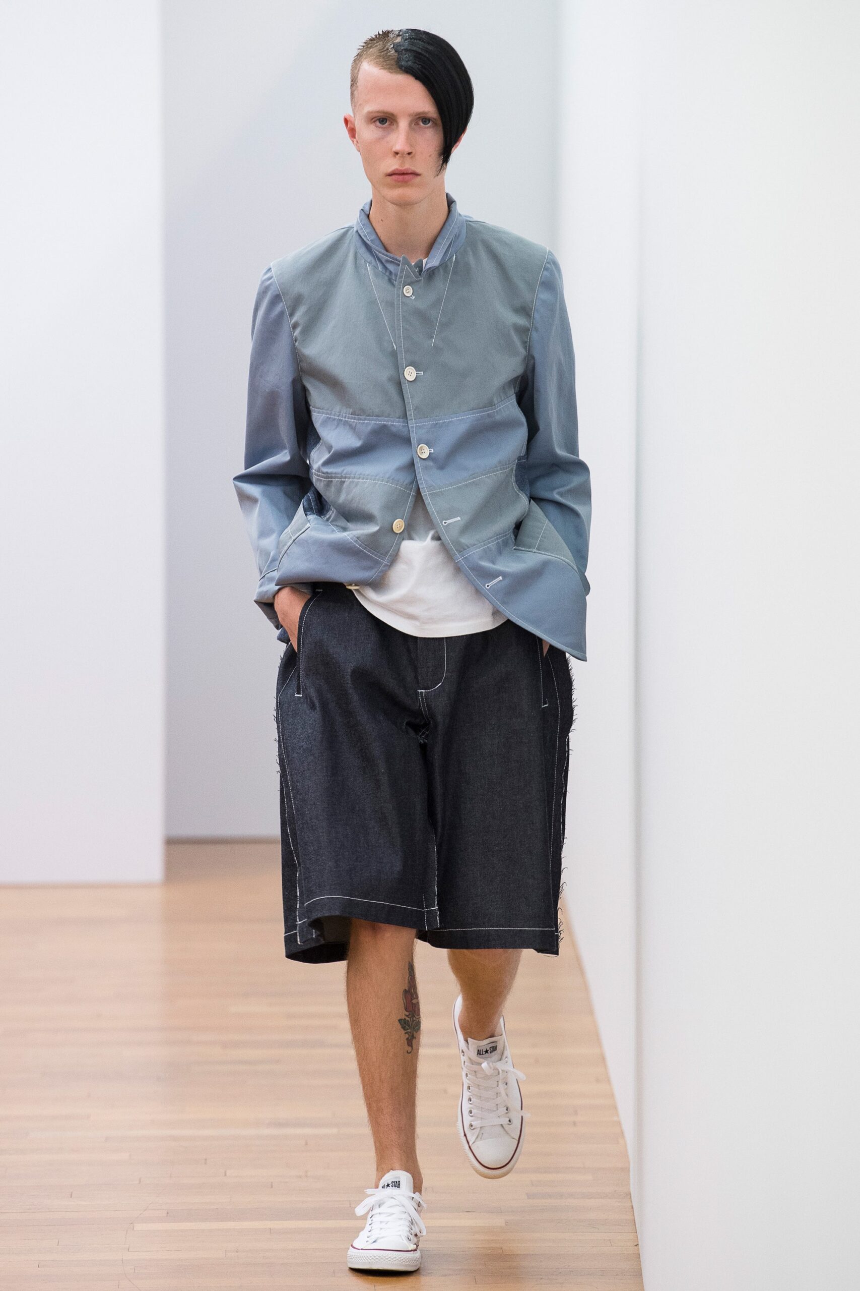 Comme des Garçons Shirt S/S 18 Menswear Look 414