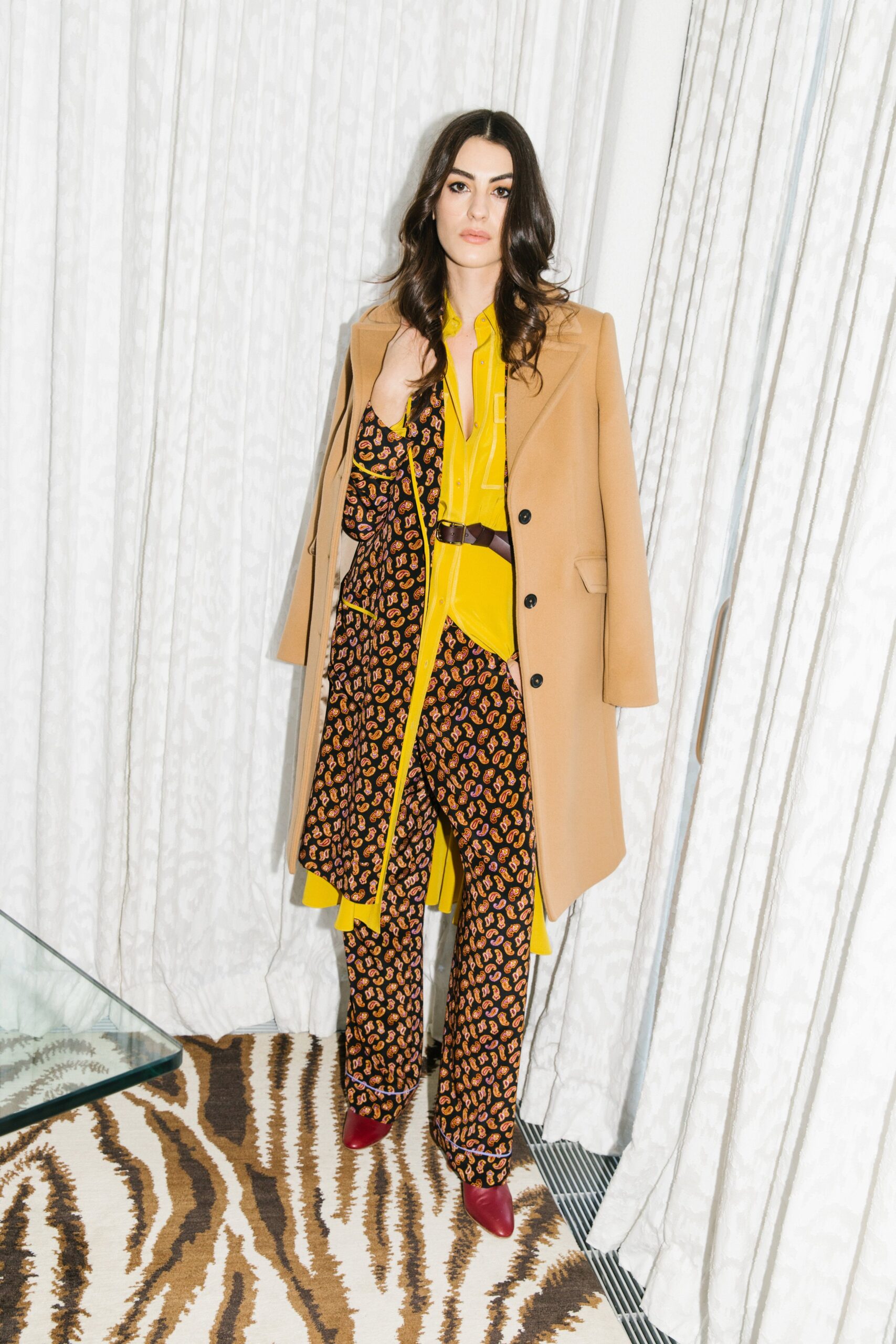 Diane von Furstenberg F/W 19 Look 1