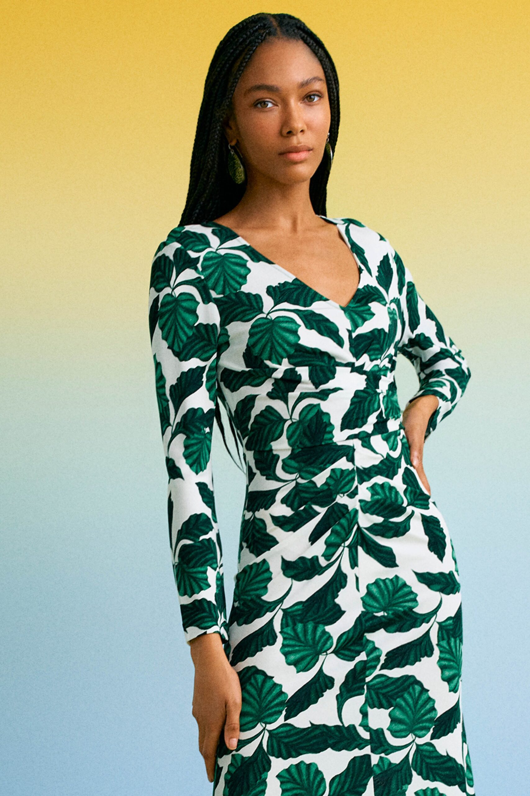 Diane von Furstenberg F/W 22 Look 3