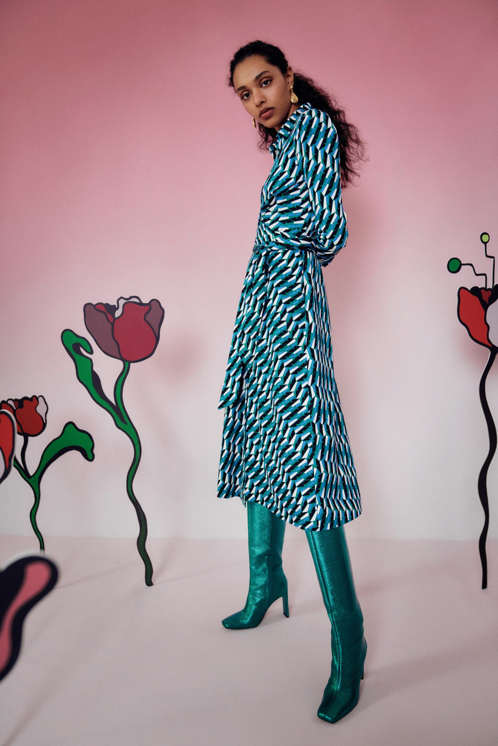 Diane von Furstenberg Resort 23 Look 6