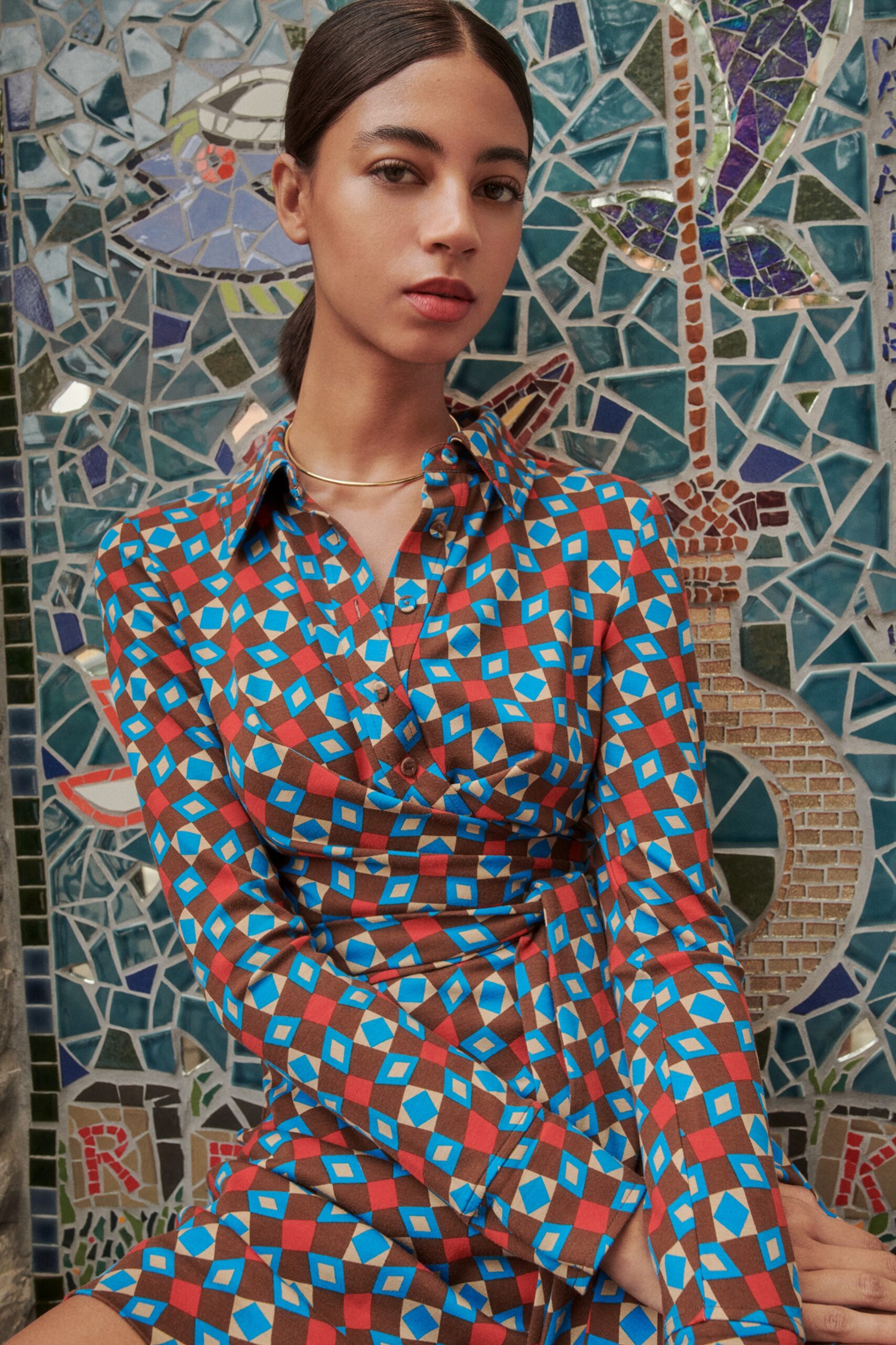 Diane von Furstenberg F/W 22 Look 6