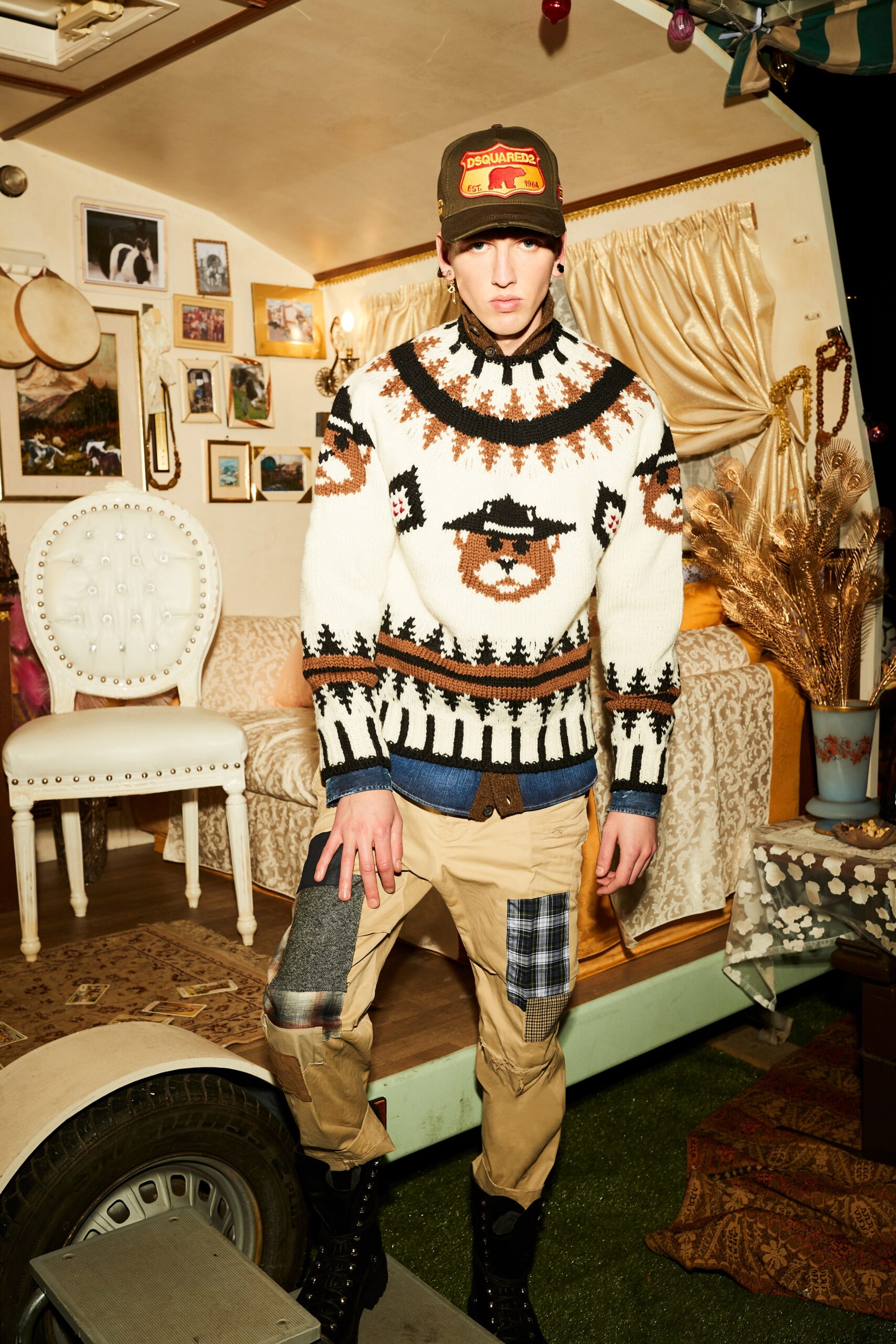 Dsquared2 F/W 21 Menswear Look 22